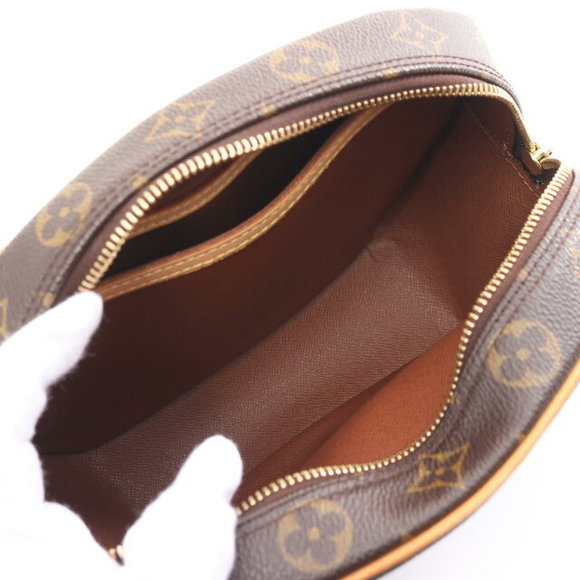 Louis Vuitton Blois Shoulder Bag Leather Monogram Brown - Picture 3 of 7